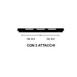 MANIGLIA FORNO X SMALVIC CM.57,5 NERA - M5285